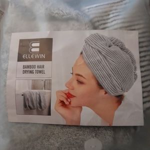 Ellewin bamboo hair drying towel.